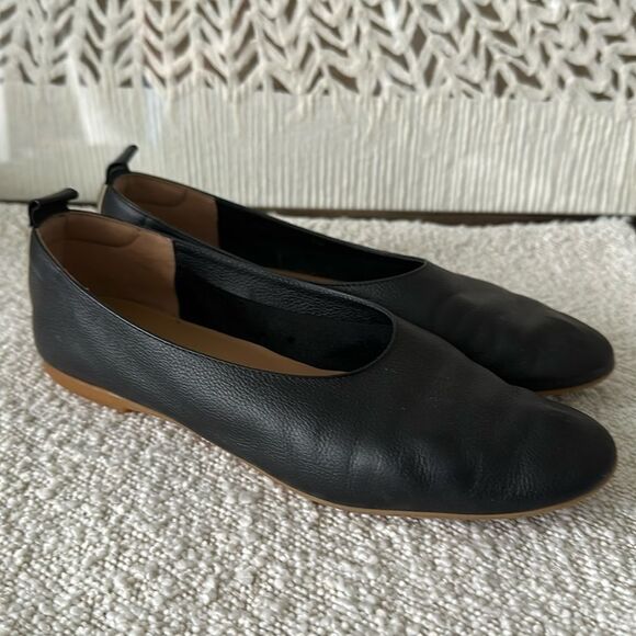 Everlane Black Day Glove Ballet Flats Sz 7.5 Classic Minimalist Chic - Picture 1 of 11